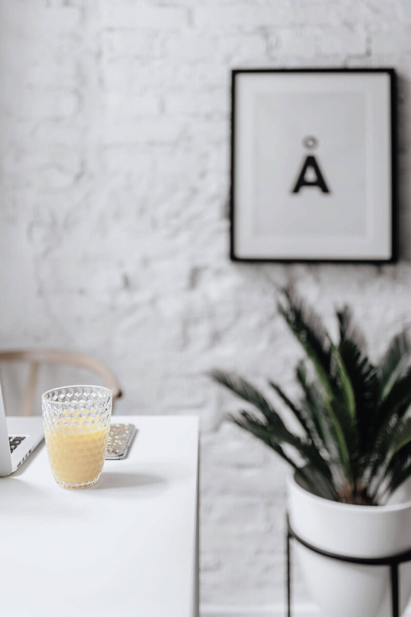 Juice on a Table